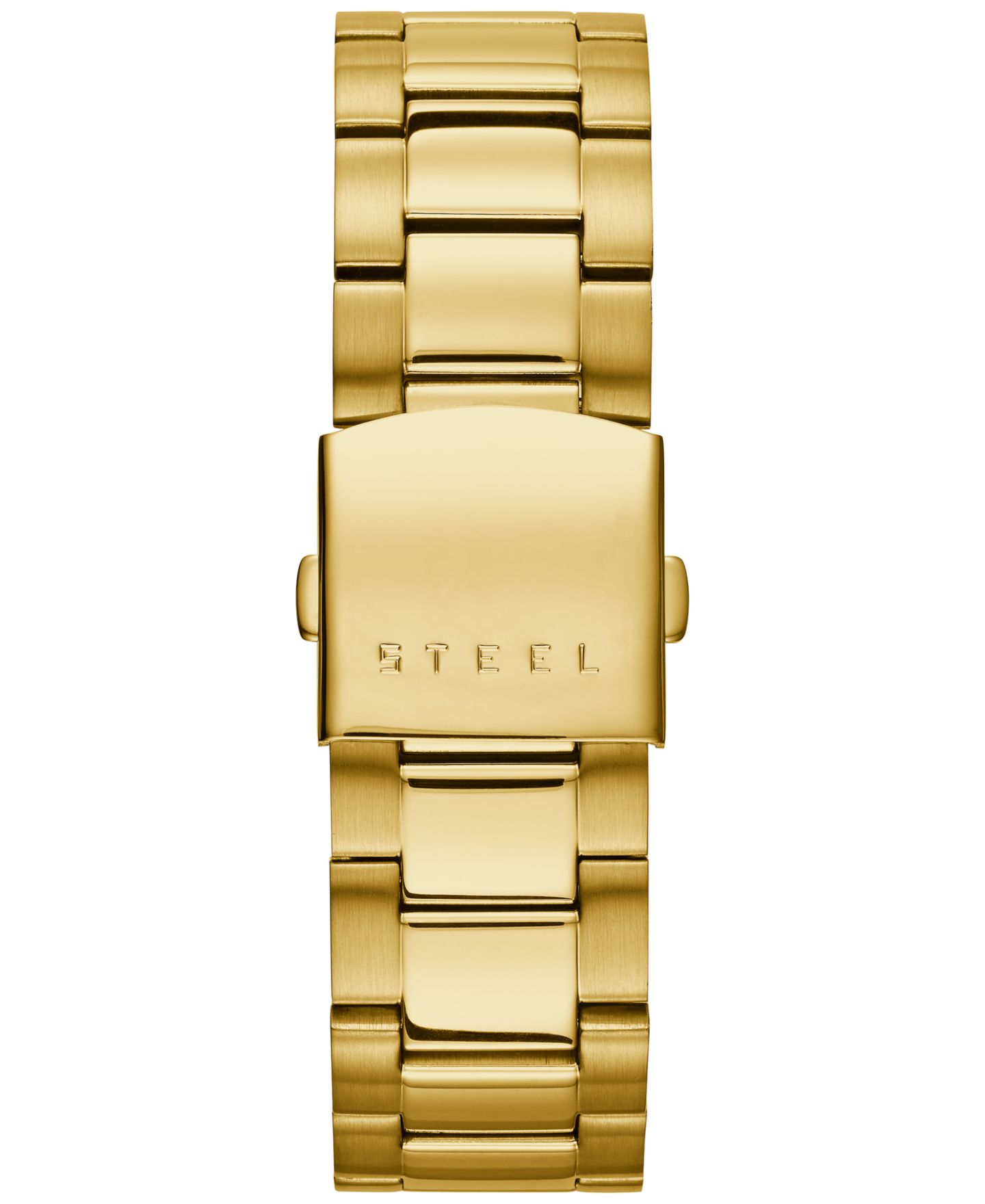 Мужские часы GUESS Chronograph Gold-Tone Stainless Steel Bracelet Watch 45mm — фото 2