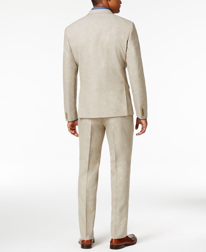 Kenneth Cole Reaction Men's Slim-Fit Tan Neat Suit - Macy's