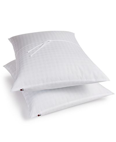Tommy Hilfiger Home Windowpane Supraloft™ Down Alternative Pillows, 2-Pack