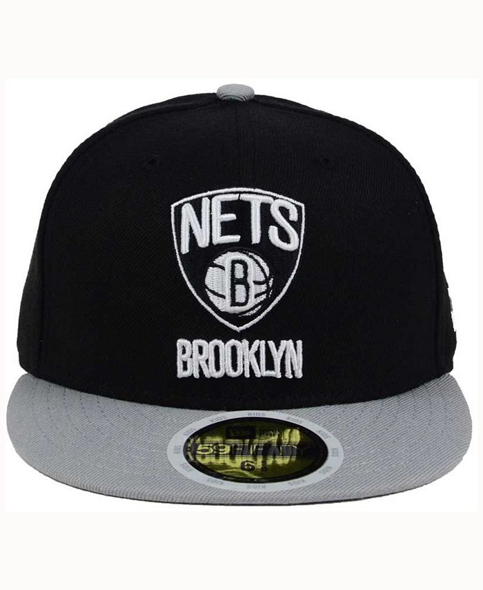 New Era Kids' Brooklyn Nets 2-Tone Team 59FIFTY Cap - Macy's