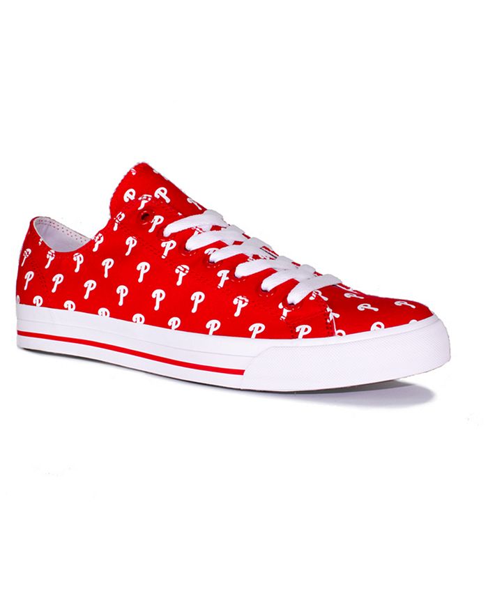 Youth Philadelphia Phillies Big Logo Low-Top Canvas Shoes