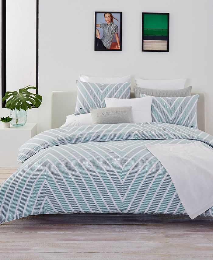Lacoste Home CLOSEOUT! Bandol Cotton Twin/Twin XL Duvet Cover Set Macy's