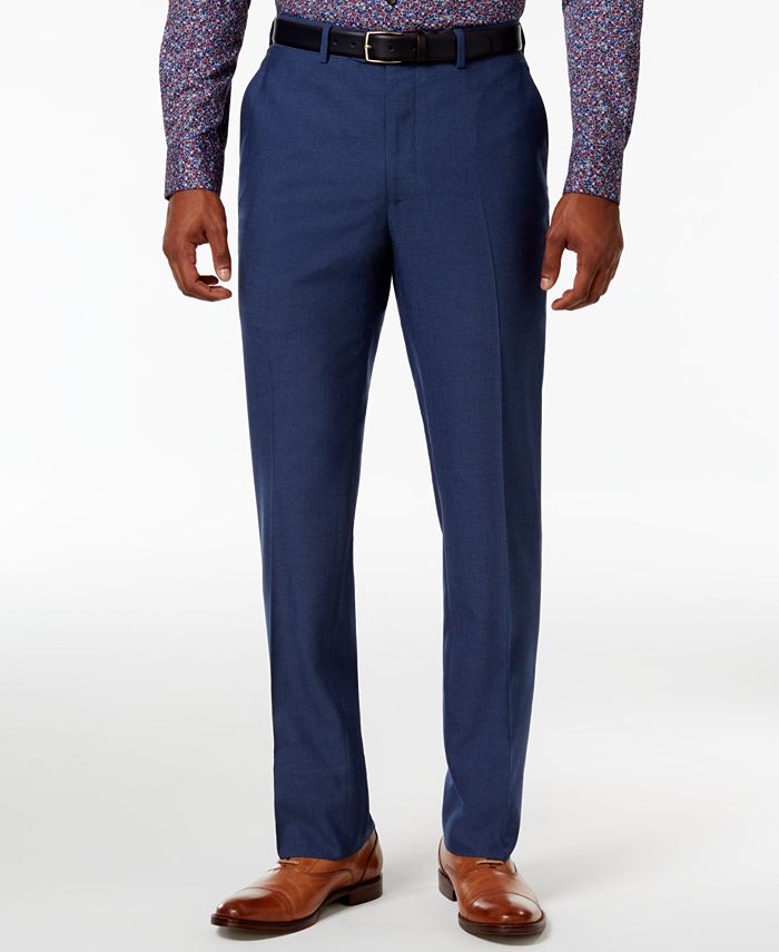 Perry Ellis Men's Slim-Fit Light Blue Suit - Macy's