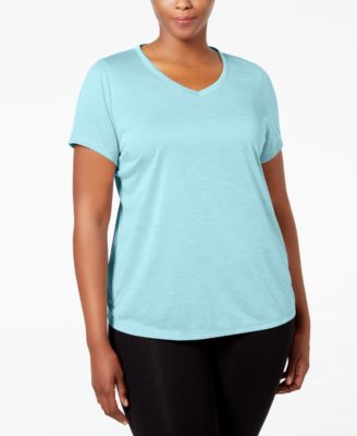 Plus Size Rapidry V-Neck Performance T-Shirt, Created for Macy's