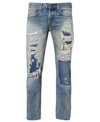 Denim & Supply Ralph Lauren Men's Prospect Slim Ripped Jeans - Macy's