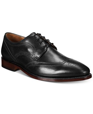 Johnston & Murphy Men's Collins Wingtip Oxfords - All Men's Shoes - Men ...
