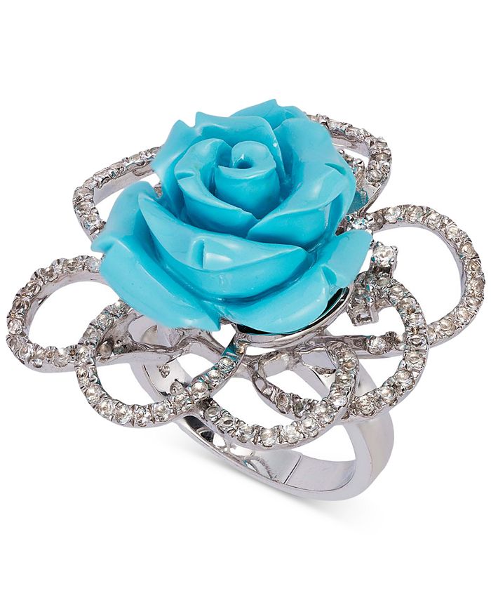 Levian turquoise store ring