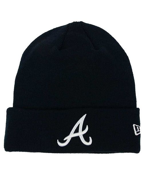 New Era Atlanta Braves Basic Cuffed Knit Hat & Reviews Sports Fan