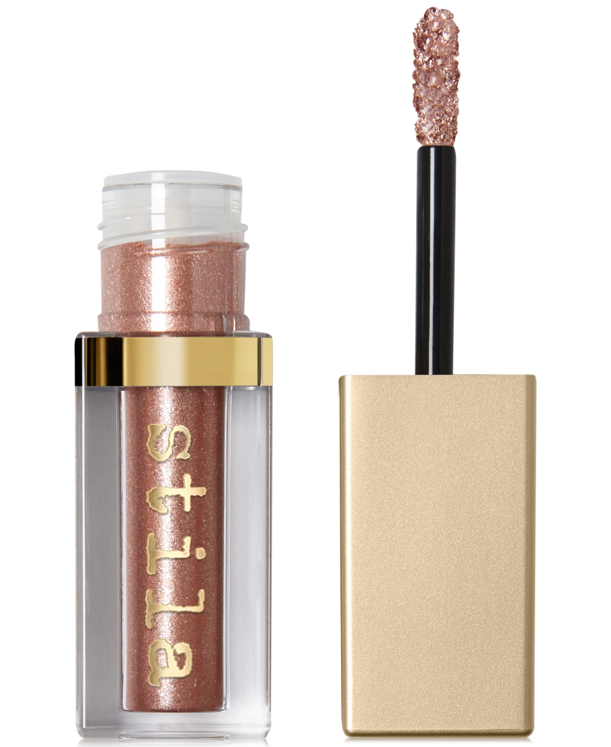 Glitter & Glow Liquid Eye Shadow - Perlina - bright blue, pink, and purple