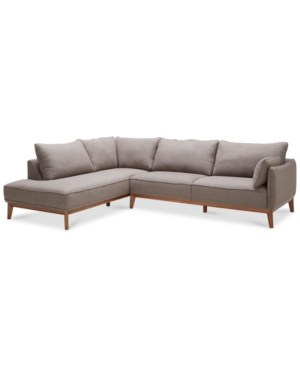 FURNITURE JOLLENE 113" 2-PC. FABRIC SECTIONAL, CREATED FOR MACY'S