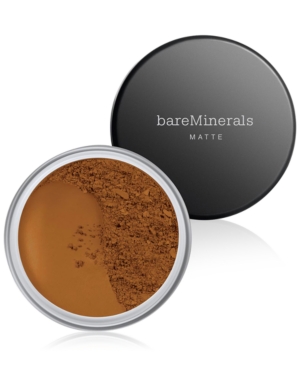 Bareminerals Matte Loose Powder Mineral Foundation Spf 15 Neutral Dark 24 0.2 oz/ 6 G In Neutral Dark 24 - For Dark Skin With Neutral Undertones