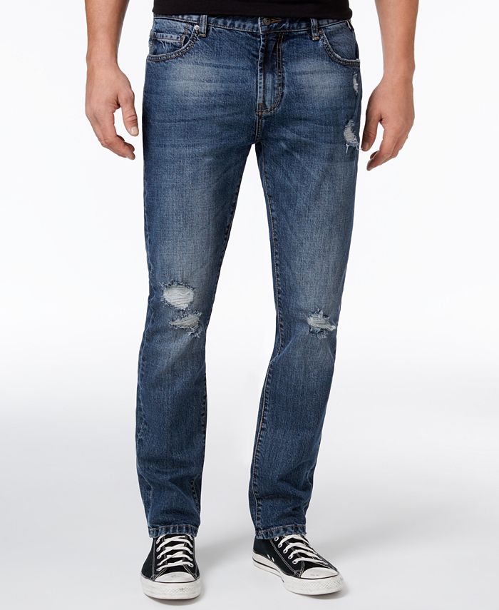 American Rag Men's Slim Fit Ripped Jeans, Created for Macy's - Macy's