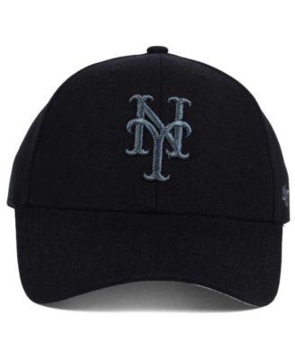 47 Brand New York Mets MVP Black and Charcoal Cap - Macy's