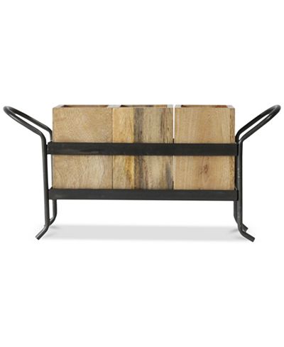 Metal and Wood Organizer