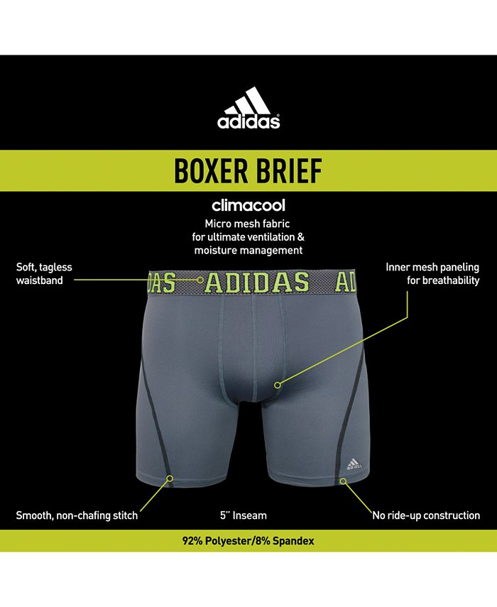 Adidas Men's 2-Pc Sport Performance Climacool Boxer Briefs
