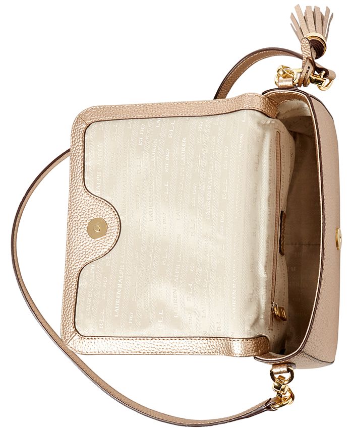 Lauren Ralph Lauren Leather Medium Carmen Crossbody Bag Macy's