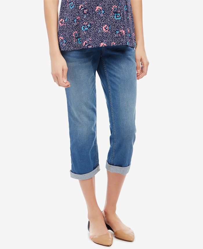 Motherhood Maternity Cropped Jeans Macy's