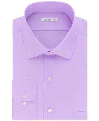 Van Heusen - Men's Classic/Regular Fit Stretch Solid Dress Shirt