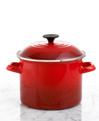 Le Creuset - Enameled Steel 6-qt. Stock Pot with Lid