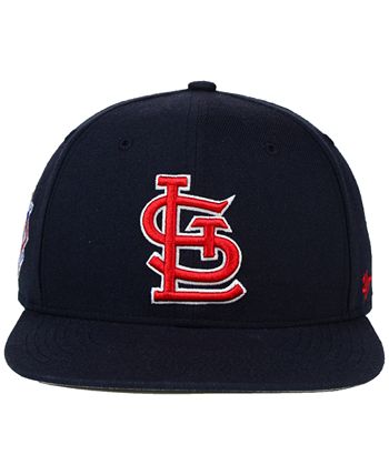 47 Brand St. Louis Cardinals Sure Shot Snapback Cap in Blue for
