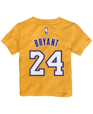 Kobe Bryant Purple adidas Player Name and Number Los Angeles Lakers Youth T- Shirt : : Clothing & Accessories