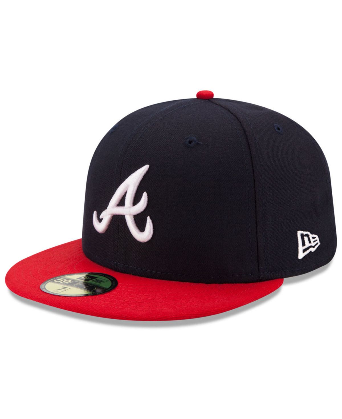 Облегающая кепка Atlanta Braves Authentic Collection 59FIFTY