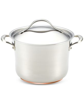 Nouvelle Copper Stainless Steel 6.5-Qt. Stockpot with Lid