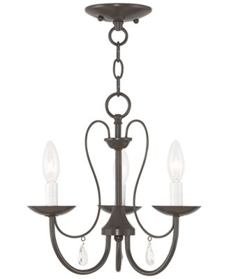 Livex - Mirabella 3- Light Metal Chandelier