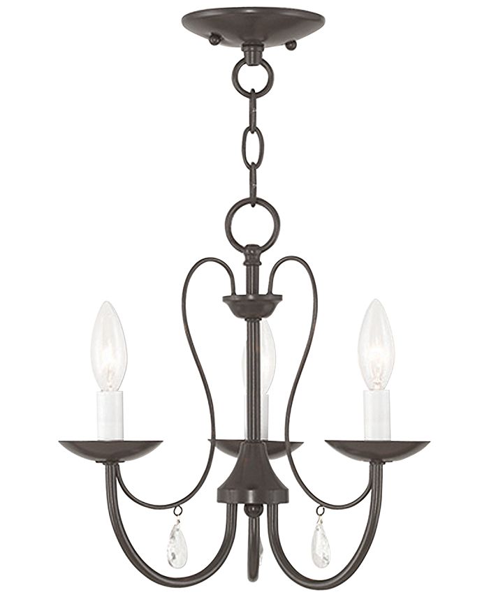 Livex - Mirabella 3- Light Metal Chandelier
