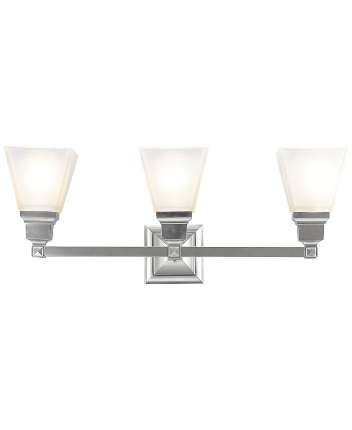 Livex - Mission 3- Light Brushed Nickel Vanity