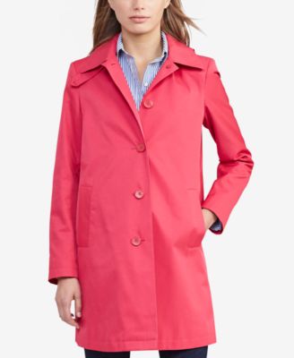 Ralph lauren pink trench coat online