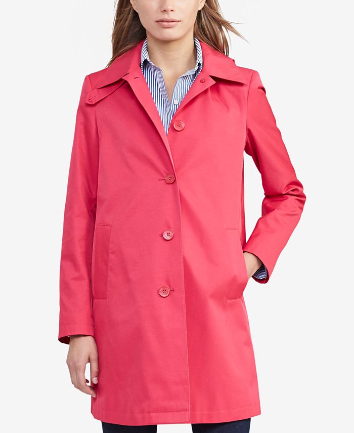 Lauren Ralph Lauren Hooded Trench Coat & Reviews - Coats & Jackets - Women  - Macy's