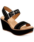 Clarks Artisan Wedge Sandals Reviews - Sandals - Shoes - Macy's