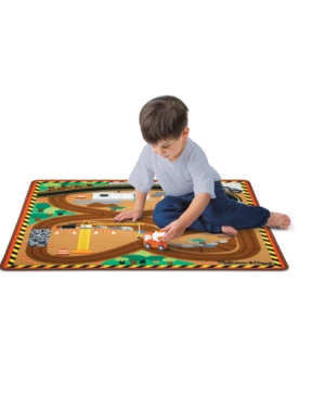 MELISSA & DOUG CLOSEOUT! MELISSA & DOUG CONSTRUCTION & VEHICLE SET PLAYMAT