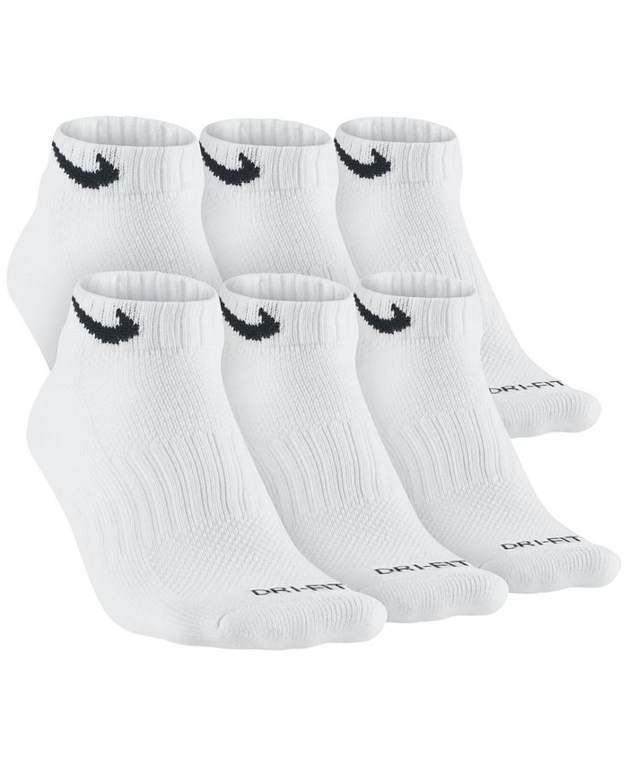 Nike 6 Pack Everyday Cushioned Ankle Socks White