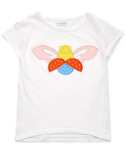 Margherita Kids by Margherita Missoni Appliqué Cotton T-Shirt, Little Girls (2-7)