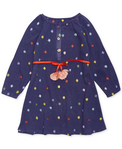 Margherita Kids by Margherita Missoni Embroidered Cotton Dress, Little Girls (2-7)