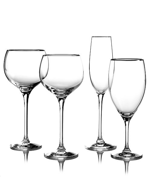 Lenox Stemware Solitaire Platinum Signature Collection Reviews Glassware Drinkware Dining Macy S