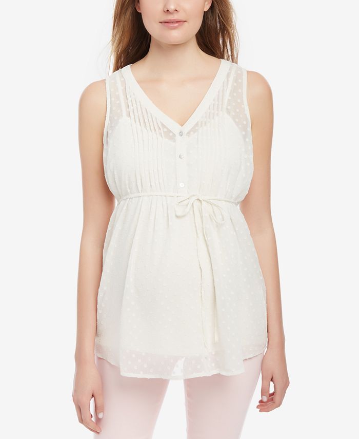 Motherhood Maternity Babydoll Blouse Macy's
