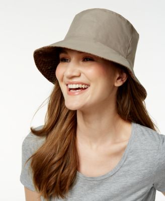 Nine West - Reversible Rain Bucket Hat