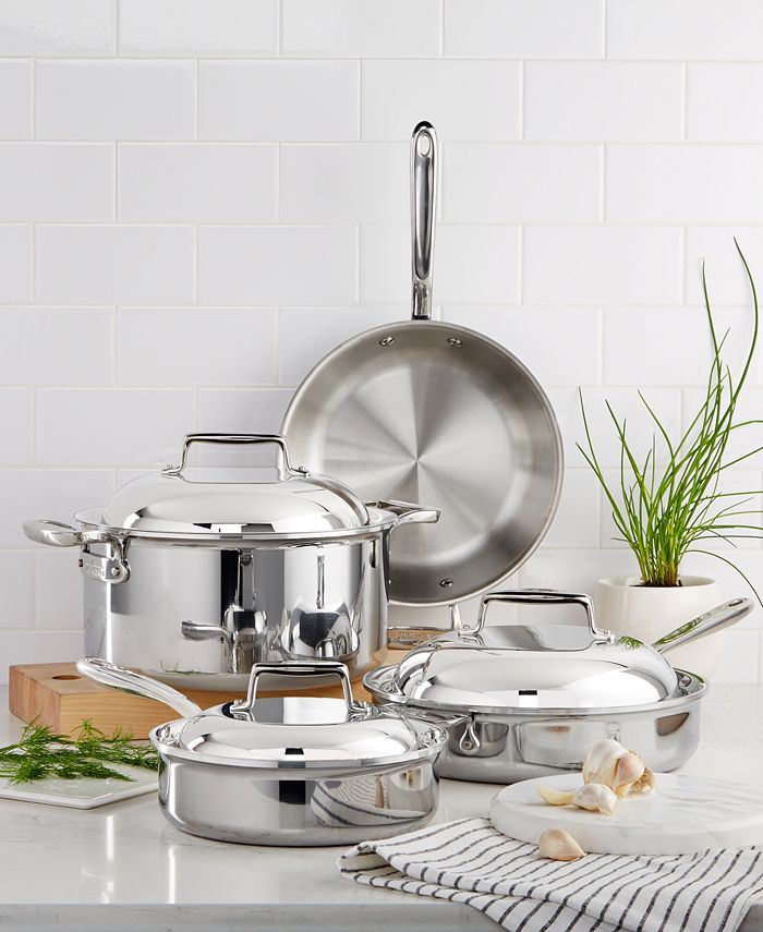 All-Clad 14-pc D3 Stainless Steel Cookware Set 