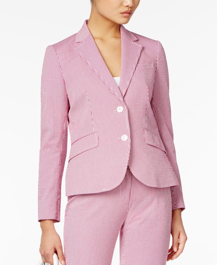 Anne klein seersucker pants sale