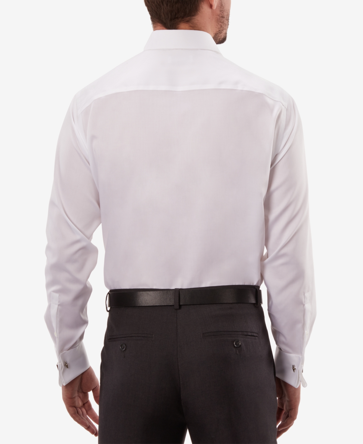 Calvin Klein Steel Men's Classic-Fit Non-Iron Performance French Cuff Dress Shirt