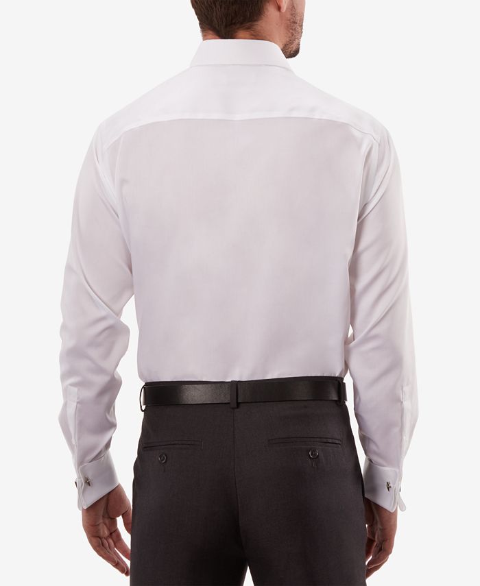 Calvin Klein - Men's Classic-Fit Non-Iron White French Cuff Dress Shirt