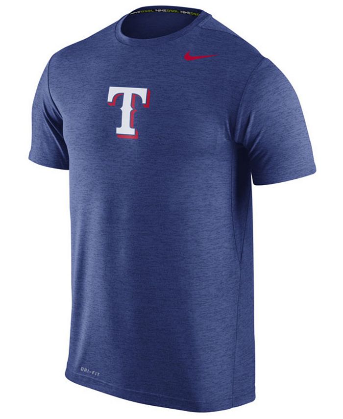 Nike Men's Texas Rangers Dri-FIT Practice T-Shirt - Macy's