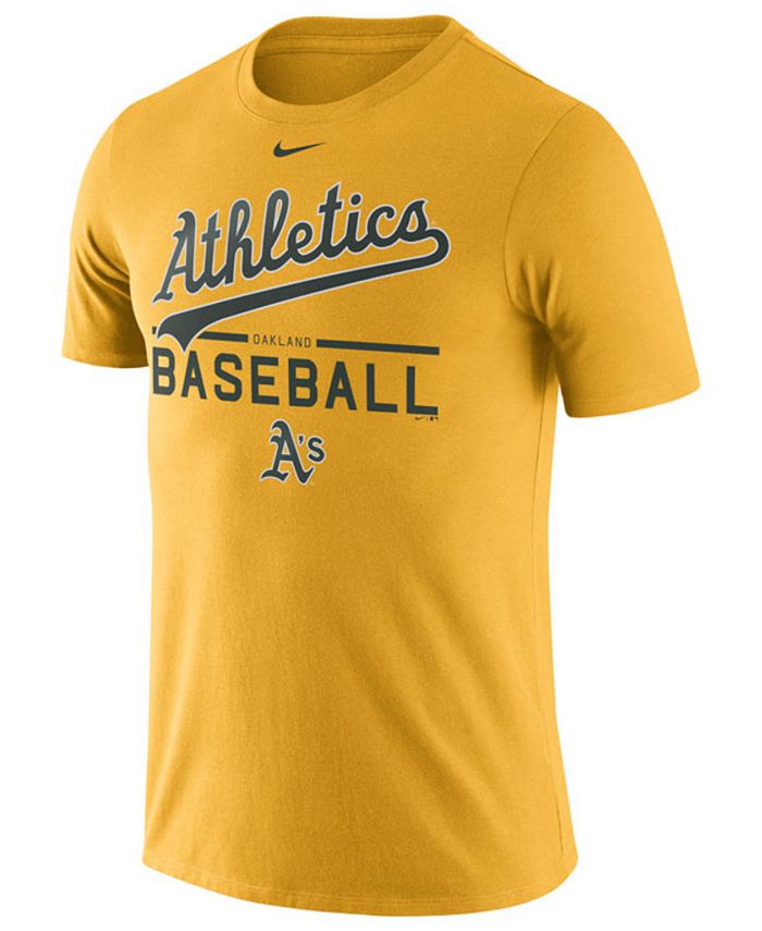 Nike Men's Oakland Athletics Practice T-Shirt - Macy's