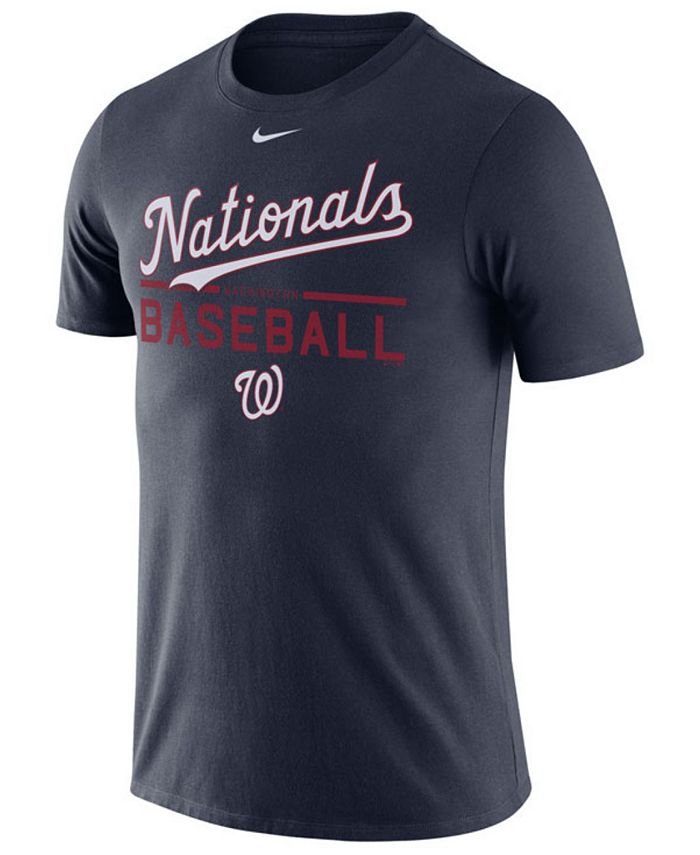Nike Men's Washington Nationals Practice T-Shirt - Macy's