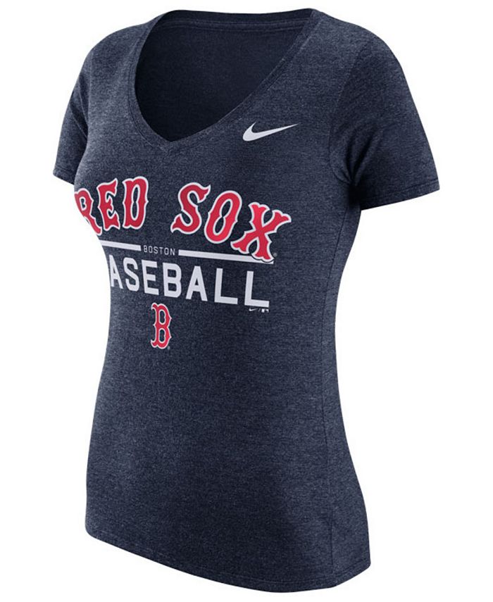 Nike Women's Boston Red Sox Practice T-Shirt - Macy's