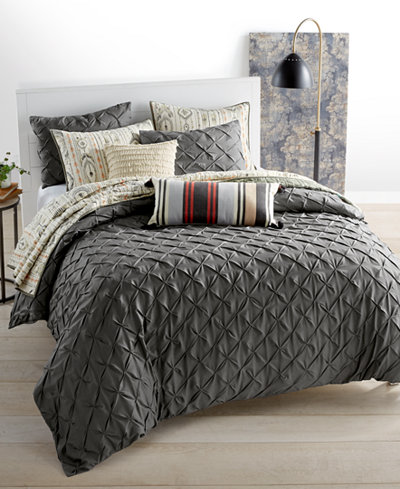 Whim by Martha Stewart Collection You Compleat Me Smoke Bedding Collection, Only at Macy's