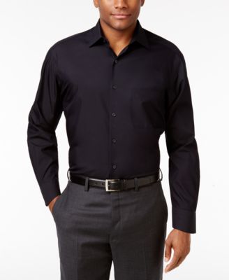 Alfani - Men's Classic/Regular Fit Performance Stretch Solid Dress Shirt